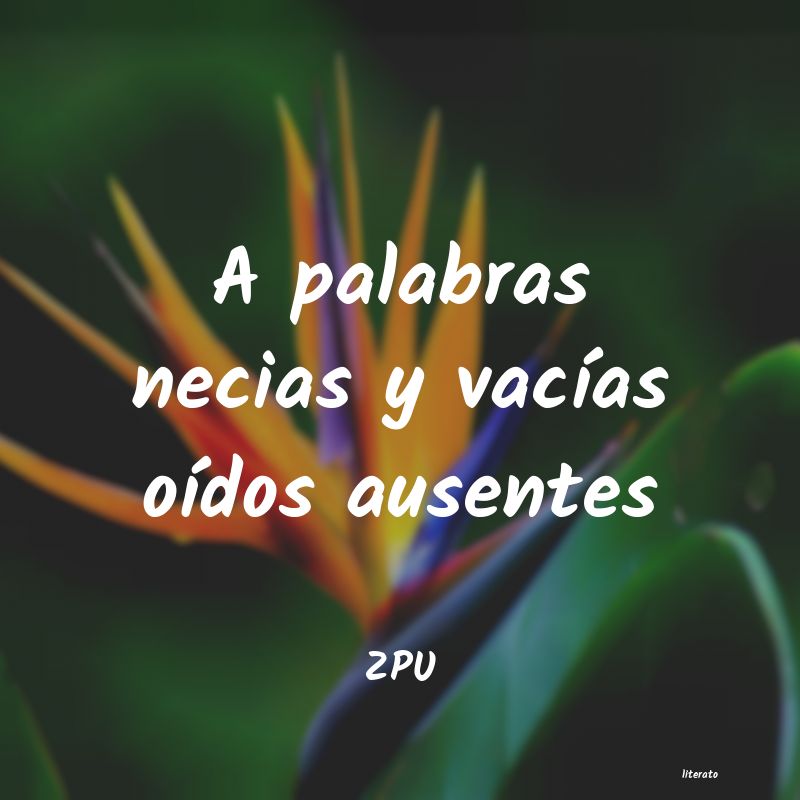 frases de ZPU