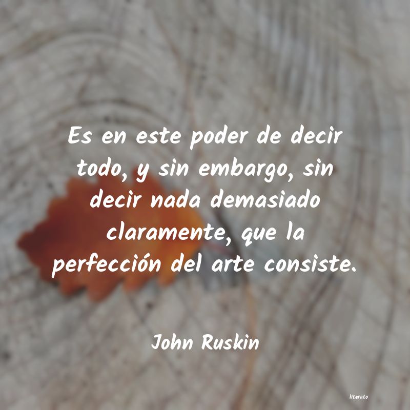 frases de John Ruskin