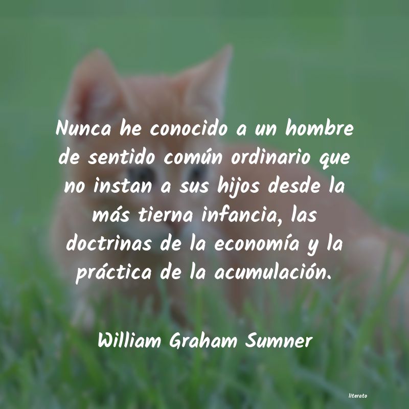 Frases de William Graham Sumner