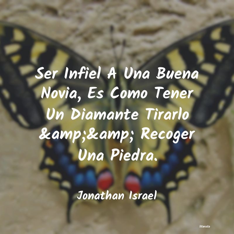 frases de Jonathan Israel