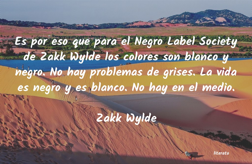 Frases de Zakk Wylde