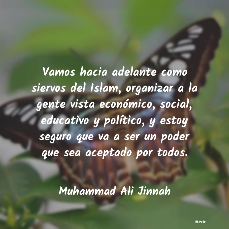 Frases de Muhammad Ali Jinnah