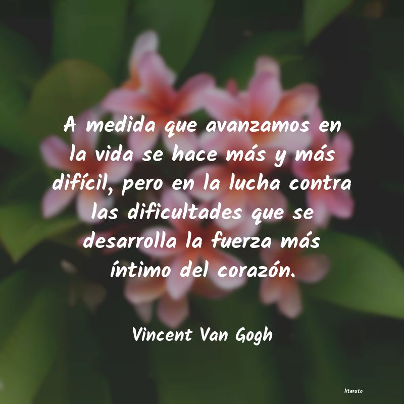 frases de Vincent Van Gogh