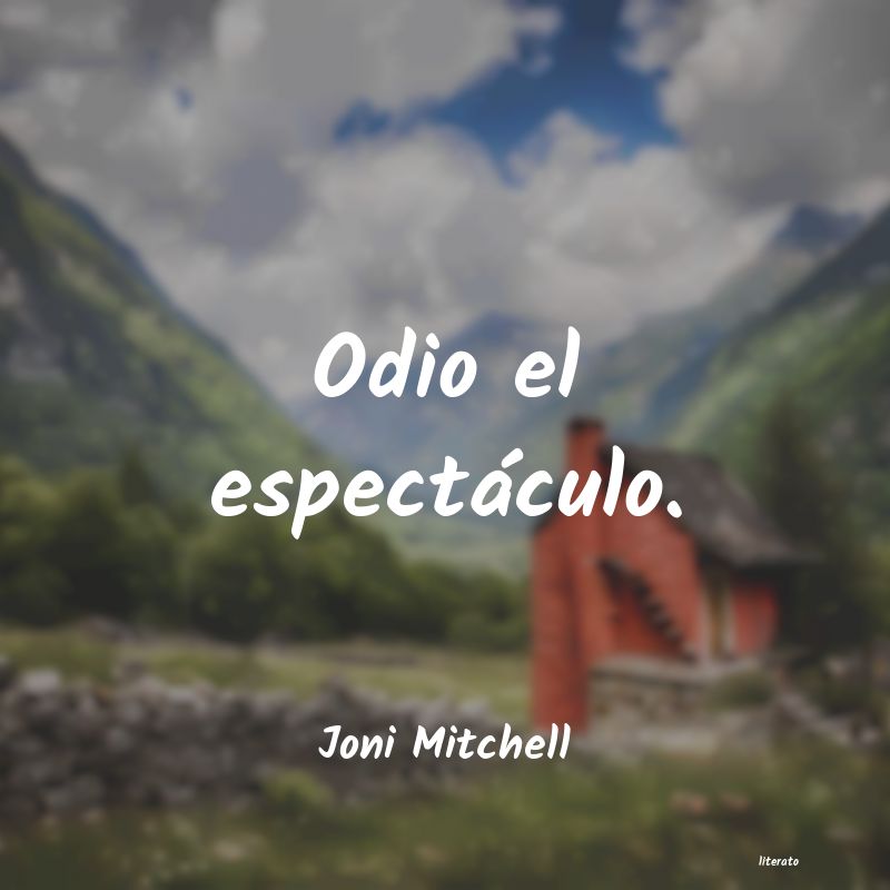 Frases de Joni Mitchell