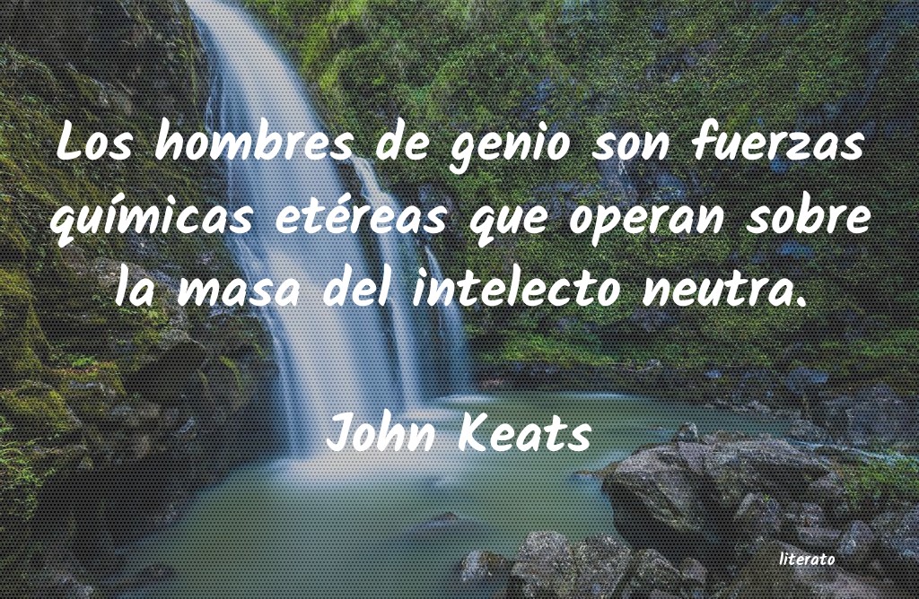 Frases de John Keats