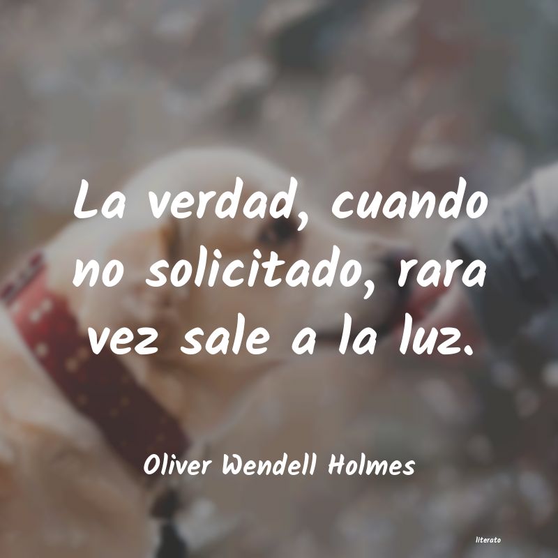 frases de Oliver Wendell Holmes