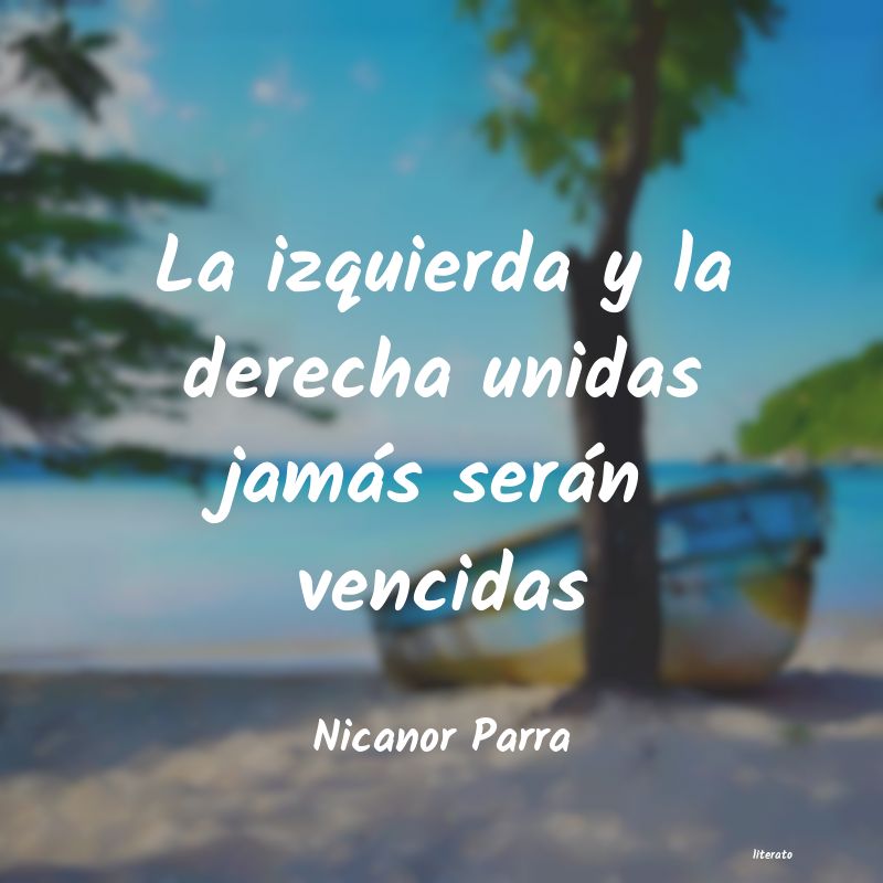 frases de Nicanor Parra