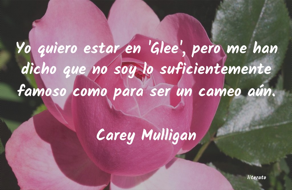 frases de Carey Mulligan