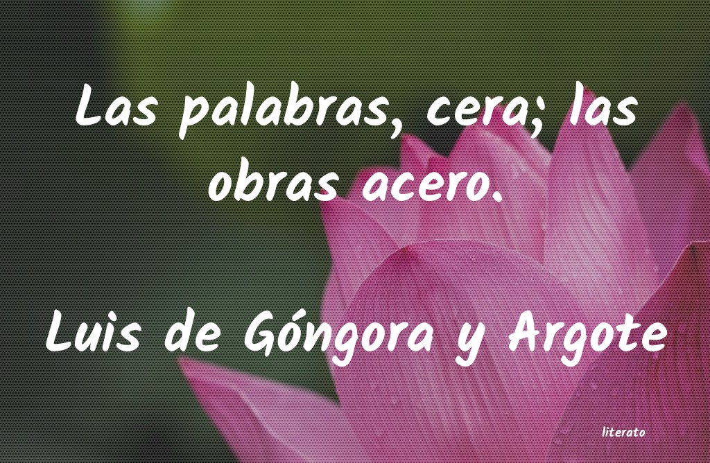 Frases de Luis de Góngora y Argote