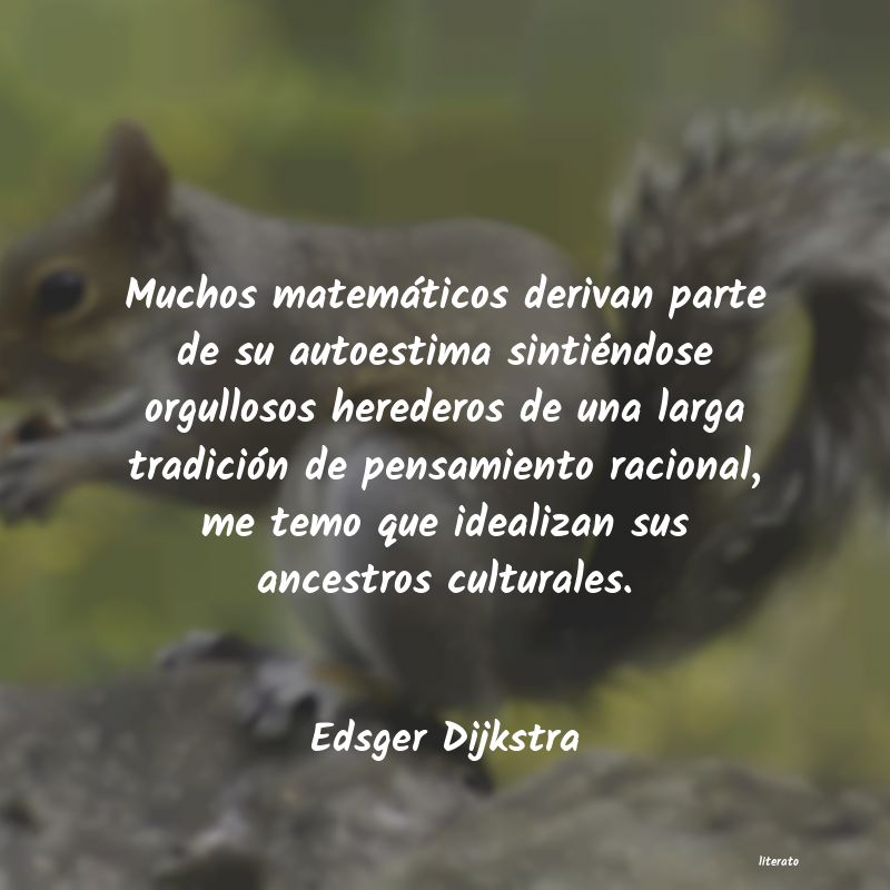 Frases de Edsger Dijkstra