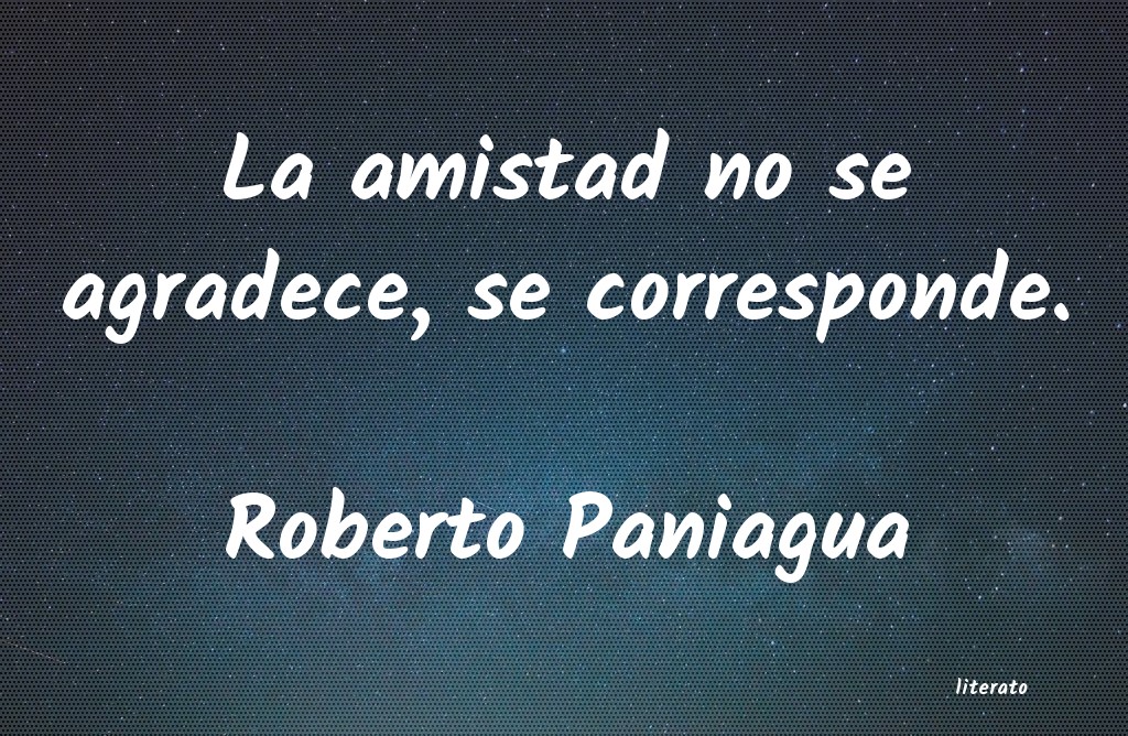 la amistad es animal de compania no de rebano