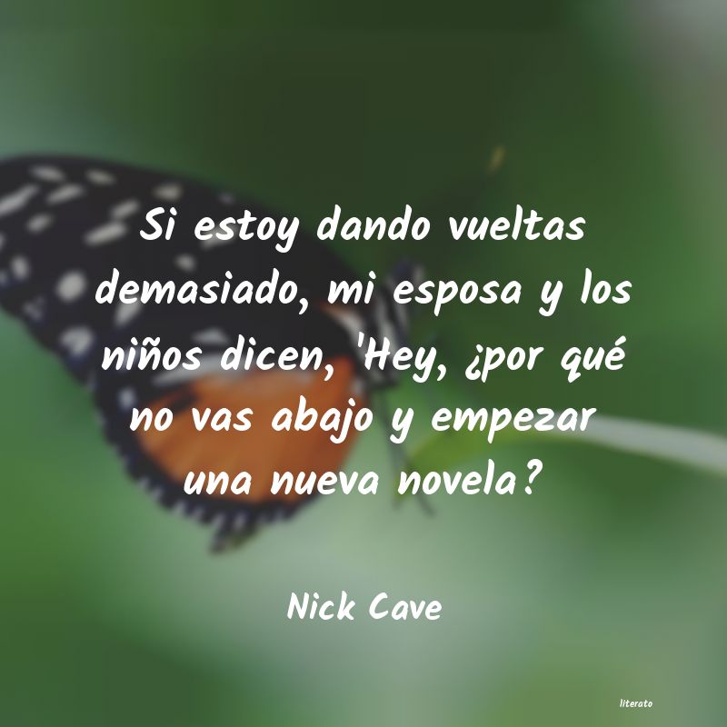 Frases de Nick Cave