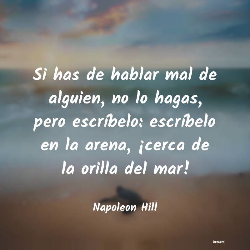 frases de Napoleon Hill