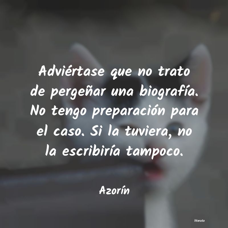 Frases de Azorín