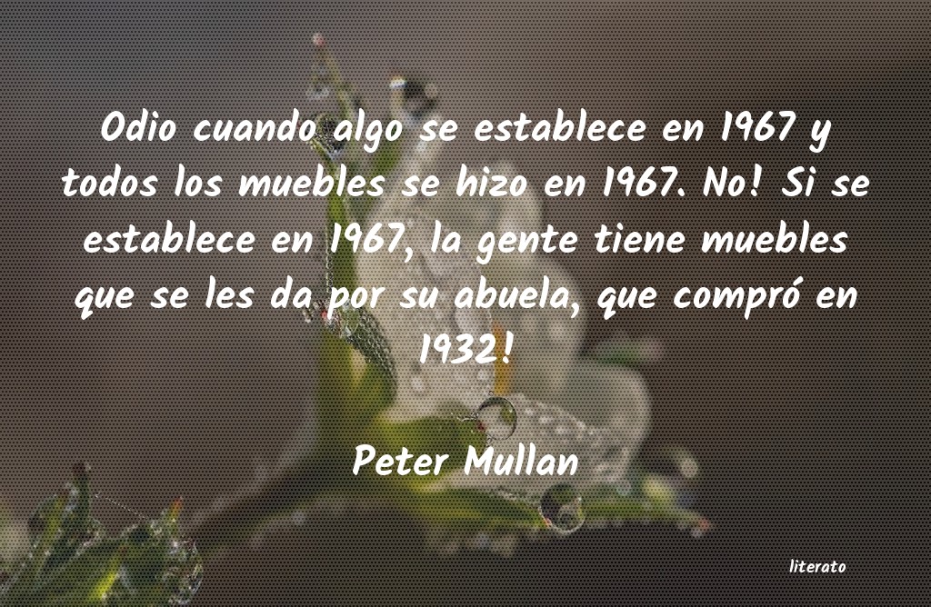 Frases de Peter Mullan