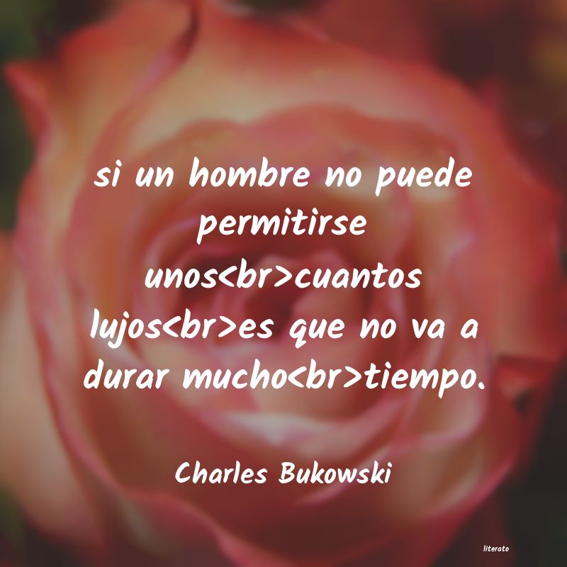 Frases de Charles Bukowski