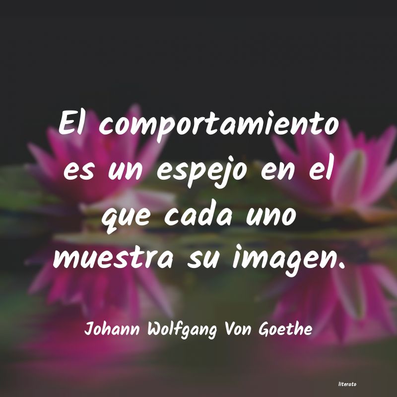 frases de Johann Wolfgang Von Goethe