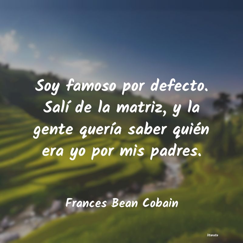 frases de Frances Bean Cobain