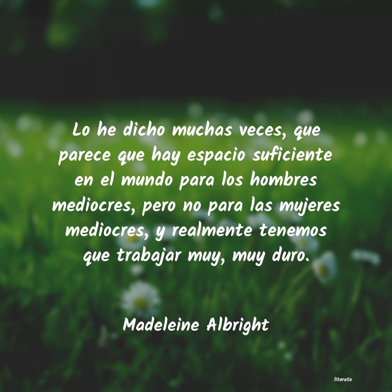 frases de Madeleine Albright