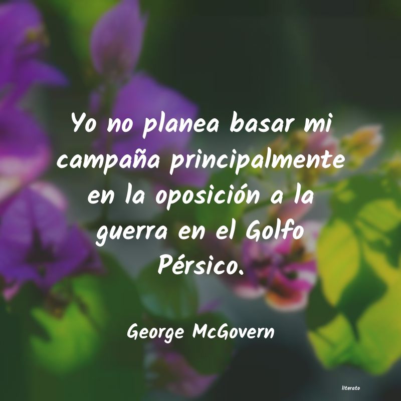 frases de George McGovern
