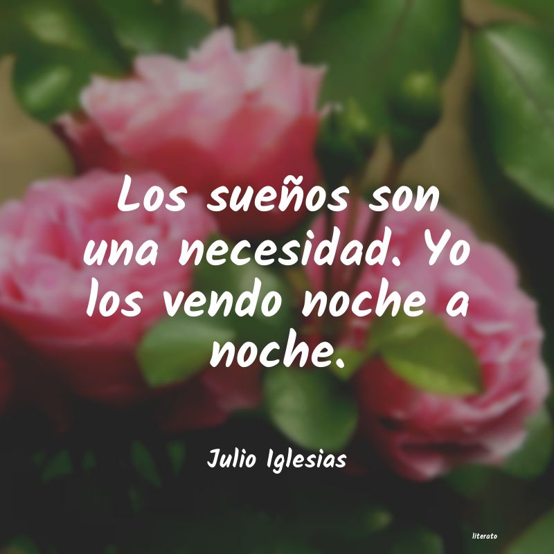 Frases de Julio Iglesias