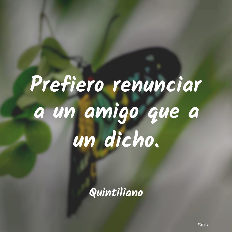 frases de Quintiliano