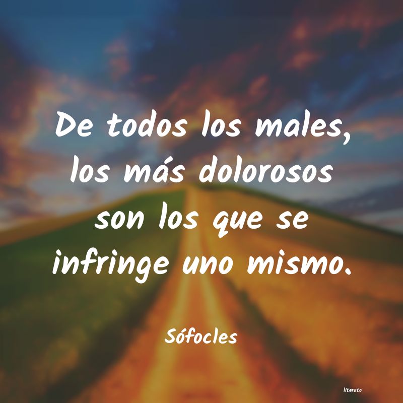frases de SÃ³focles