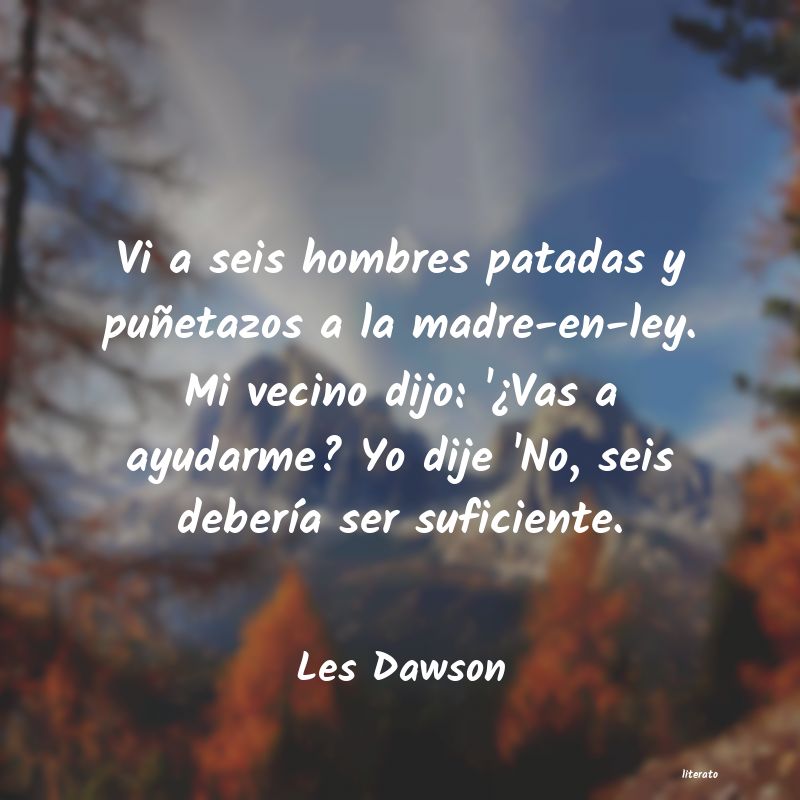 frases de Les Dawson
