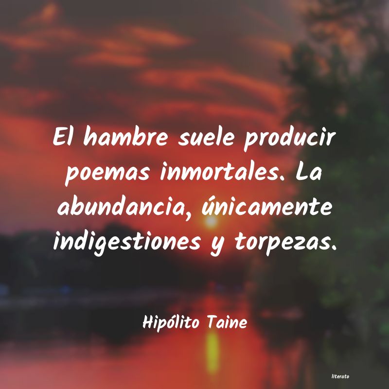 frases de Hipólito Taine