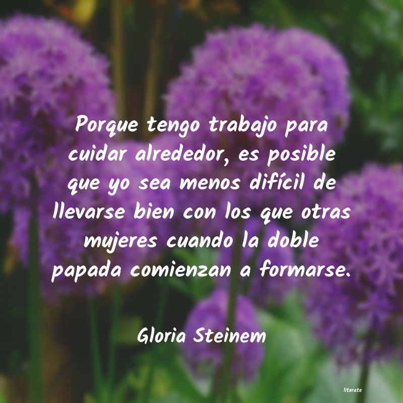 frases de Gloria Steinem
