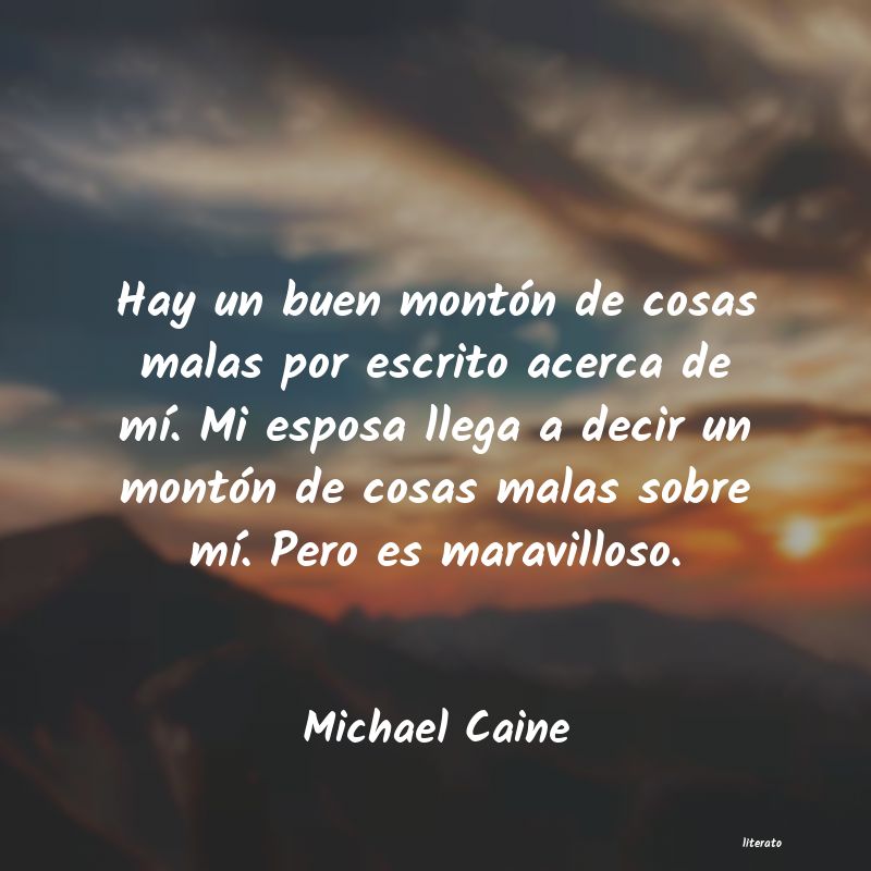 frases de Michael Caine