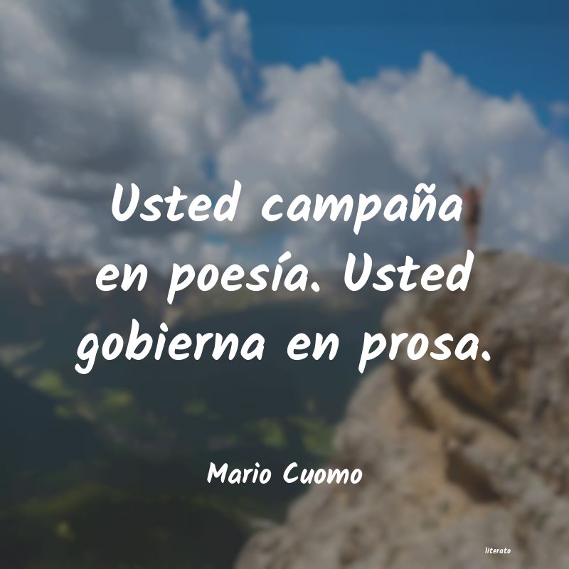 frases de Mario Cuomo