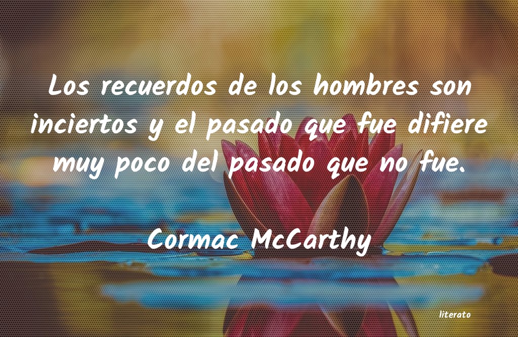 frases de Cormac McCarthy