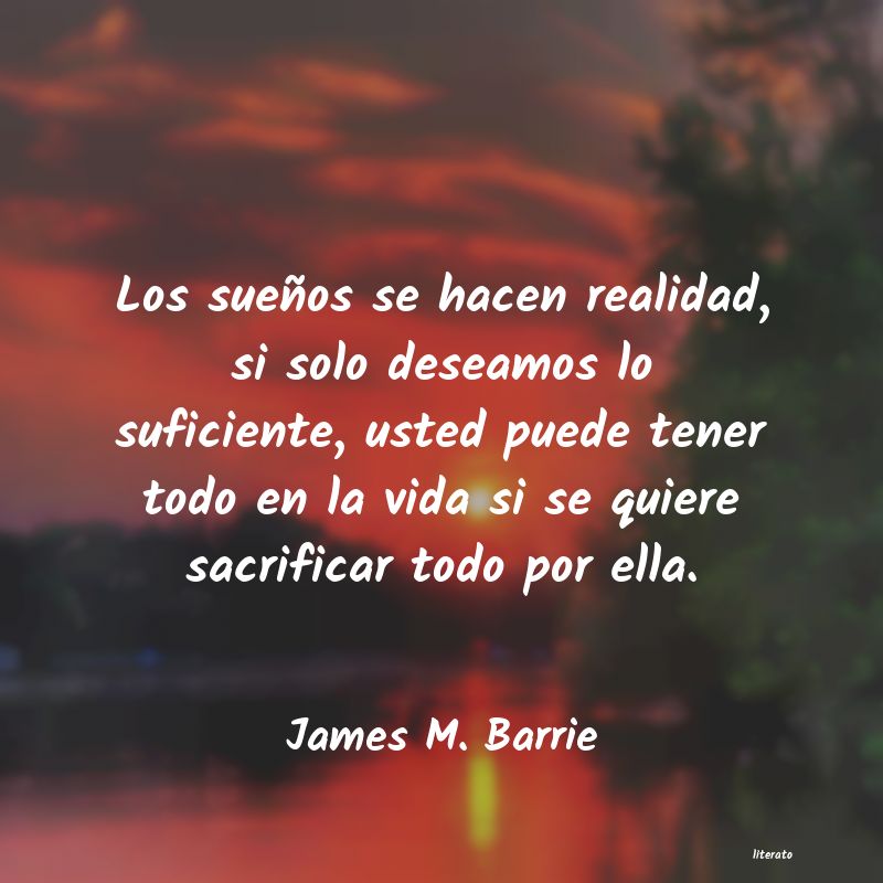 Frases de James M. Barrie