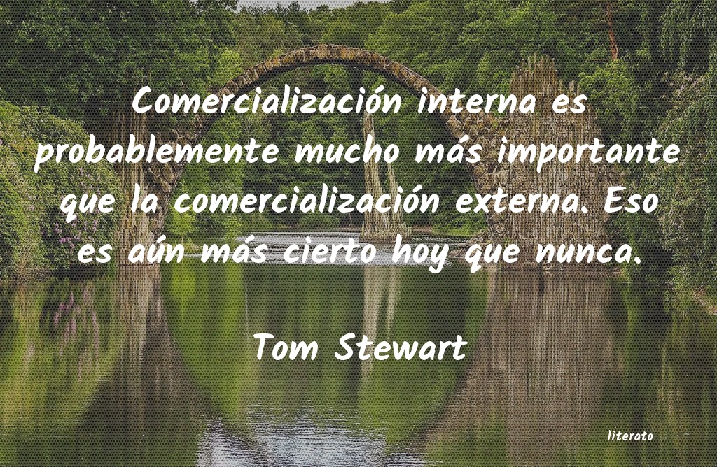 Frases de Tom Stewart