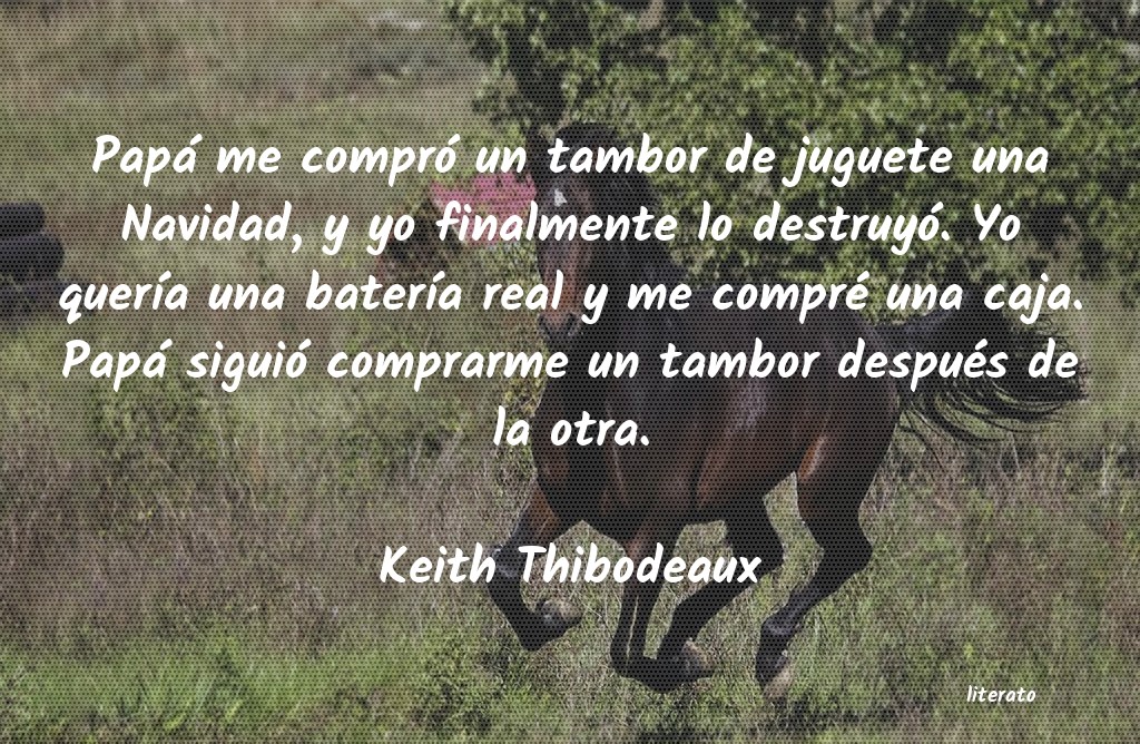 Frases de Keith Thibodeaux