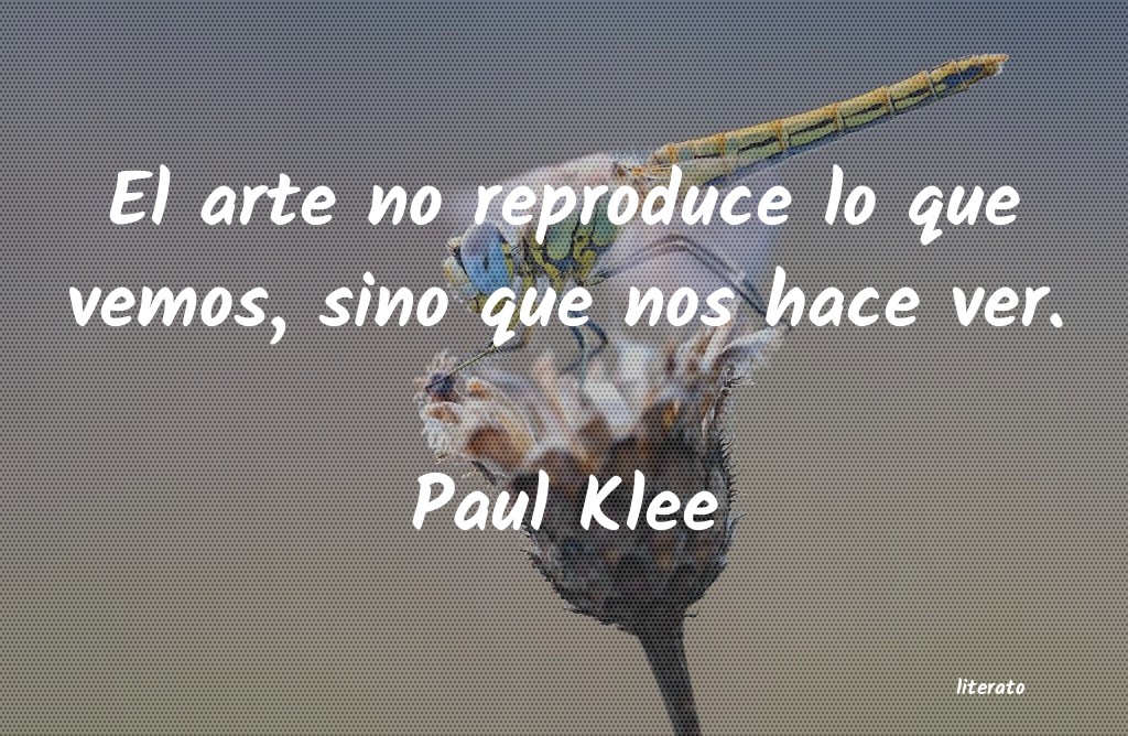 Frases de Paul Klee