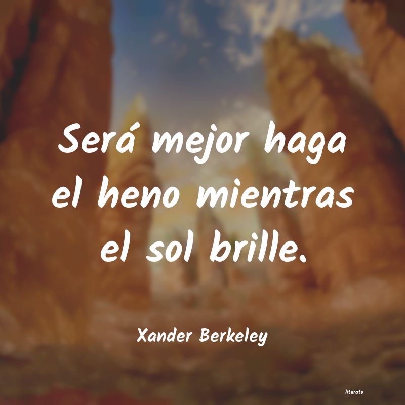 frases de Xander Berkeley