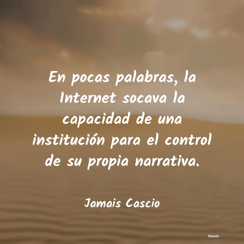 Frases de Jamais Cascio