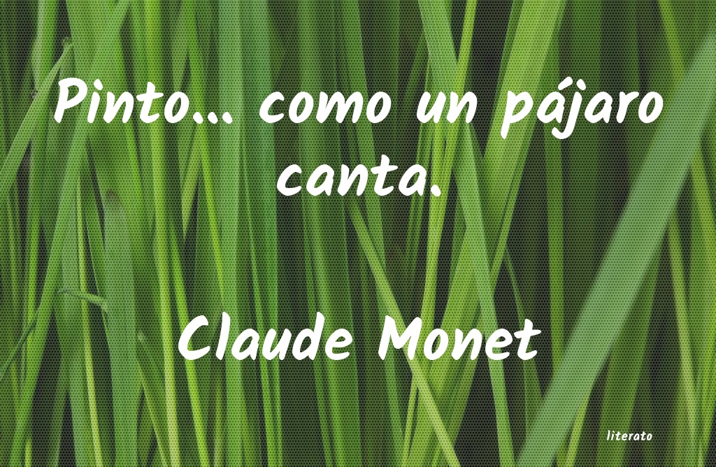 Frases de Claude Monet