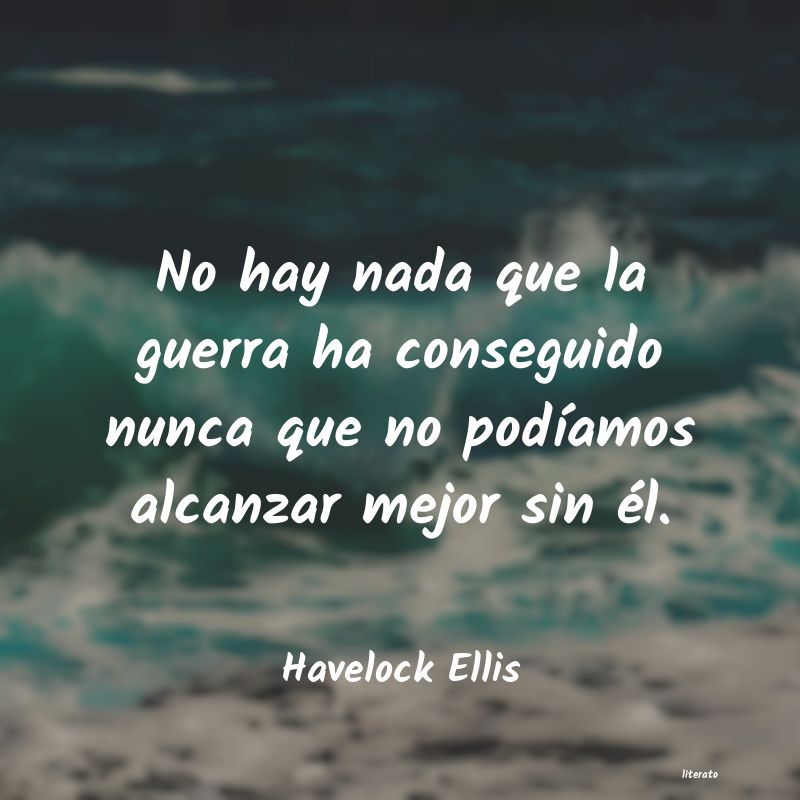 Frases de Havelock Ellis