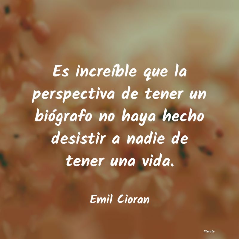 frases de Emil Cioran
