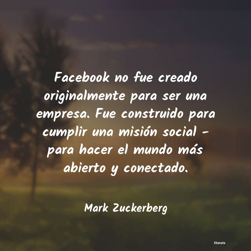 frases de Mark Zuckerberg