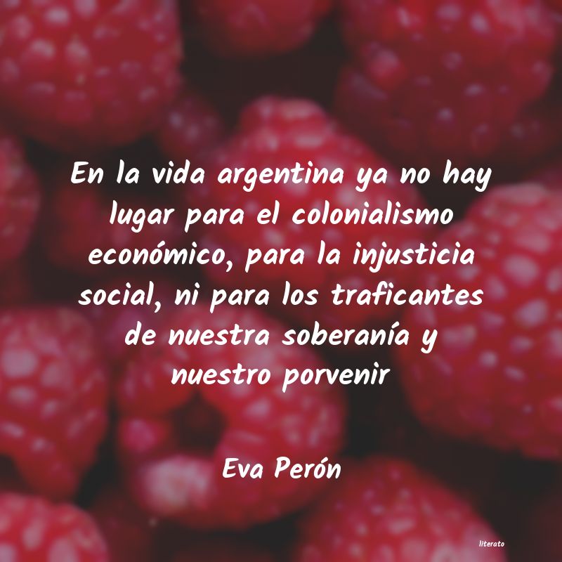 frases de Eva Perón