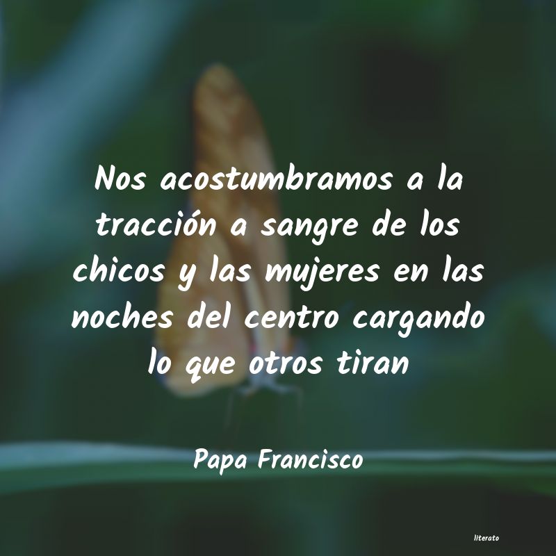 Frases de Papa Francisco