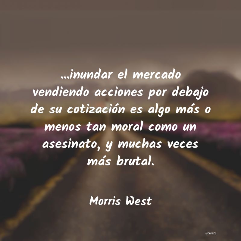 frases de Morris West