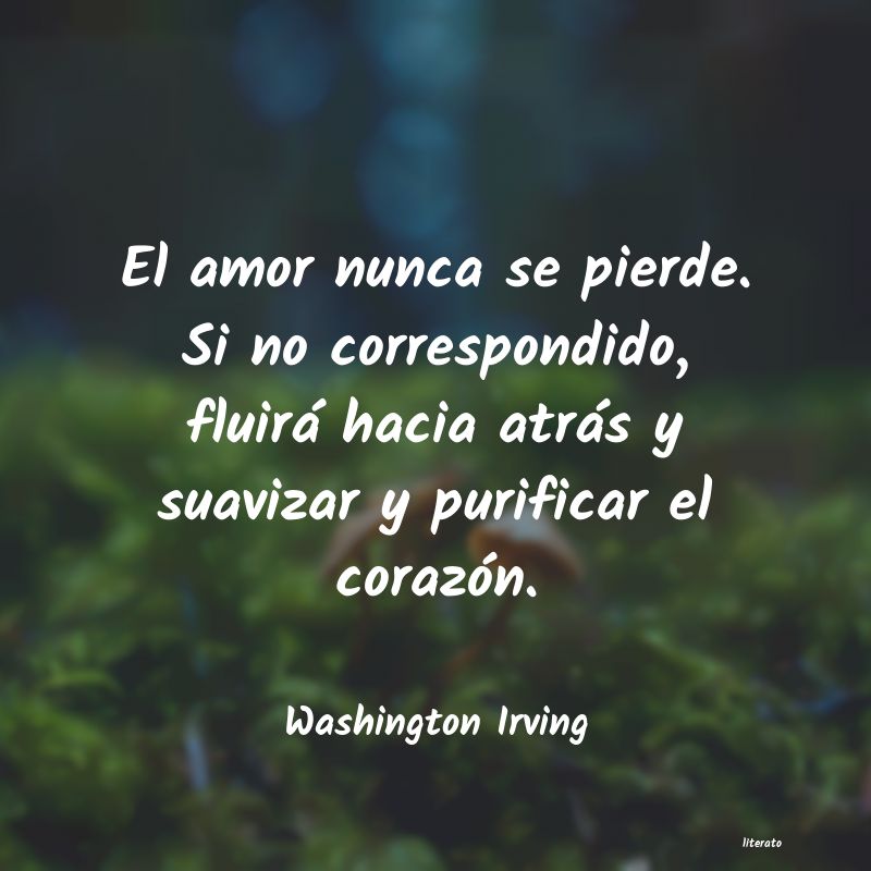 frases de Washington Irving