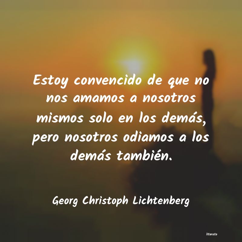 frases de Georg Christoph Lichtenberg