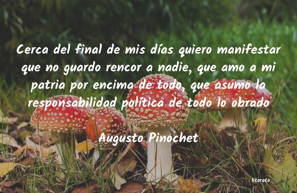 Frases de Augusto Pinochet