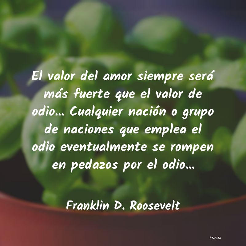frases de Franklin D. Roosevelt